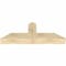Ekena Millwork Portland Rough Sawn Timber Gable Bracket, Douglas Fir, 48"W x 18"H x 6"D x 6"F, 9/12 Pitch GBW048X18X0606POR00RDF - alternate 4